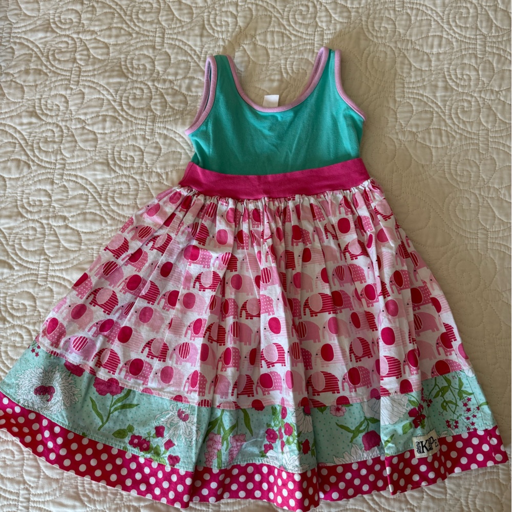K Pea Elephant dress